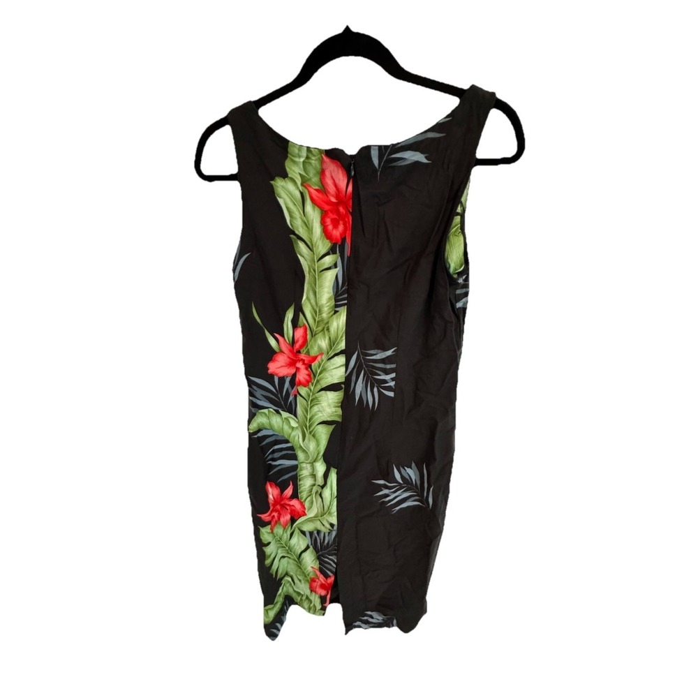 The Hawaiian Original Women Dress Size Medium Floral Sleeveless Shift Career - Picture 4 of 8